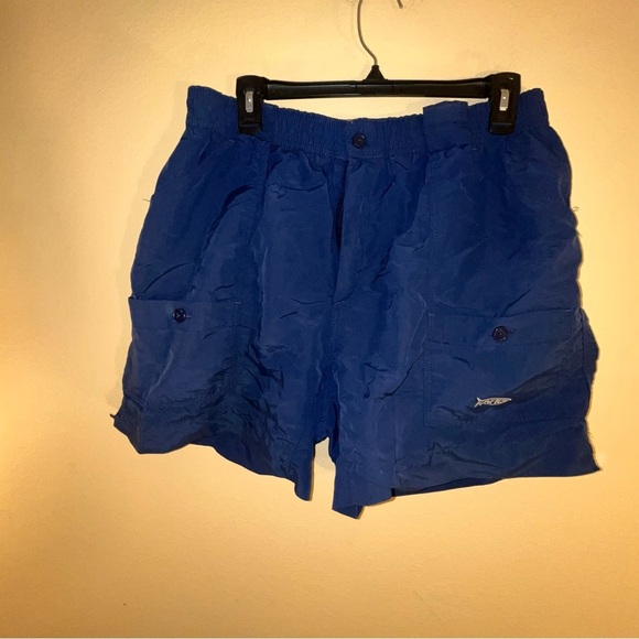 AFTCO The Original Fishing Shorts 6” Navy Blue Size 38 - Picture 10 of 13
